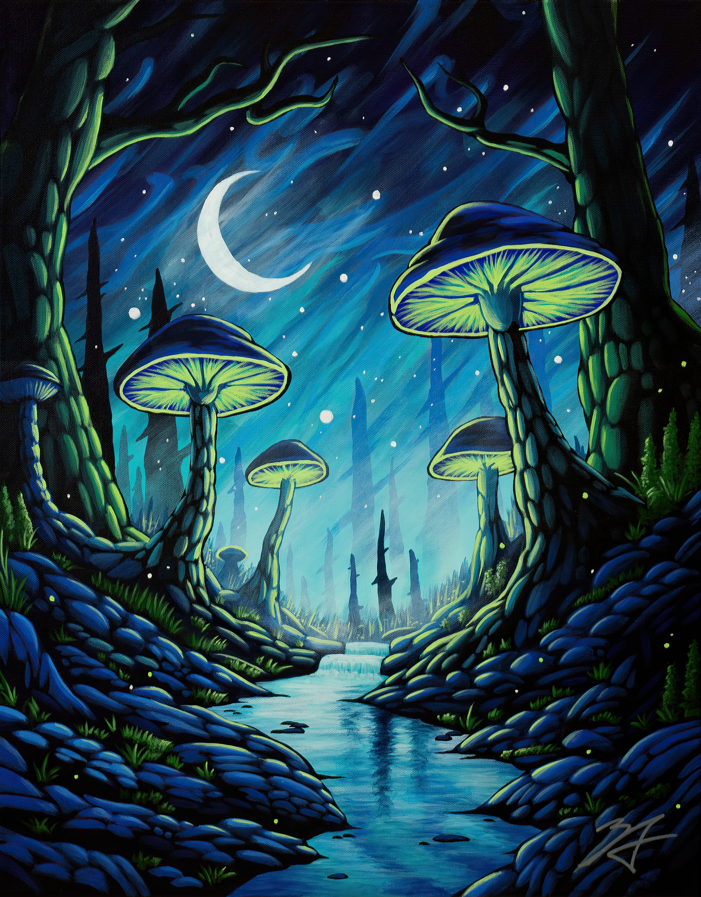 Psilocybia III: Tranquility (Print)