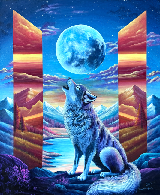 Lupus Luna (Print)